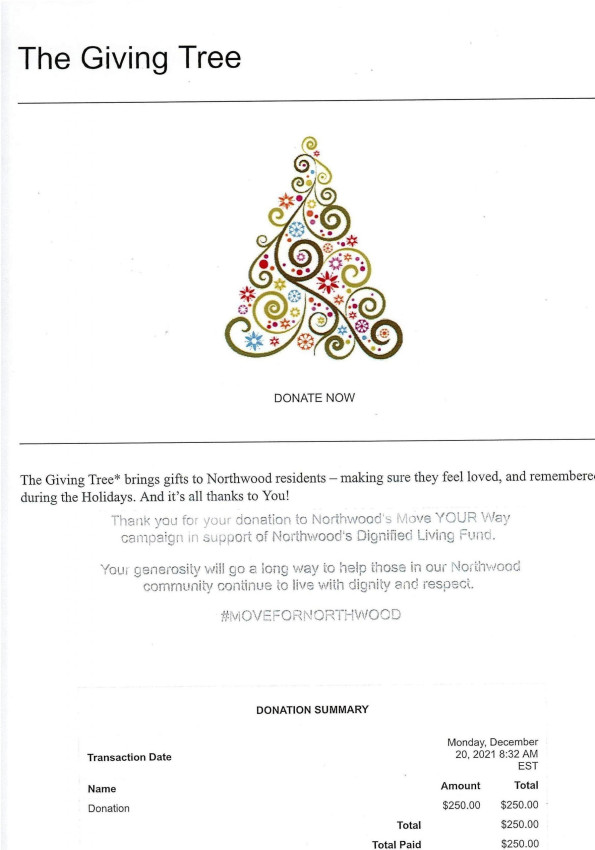 Food Bank Donation The Giving Tree